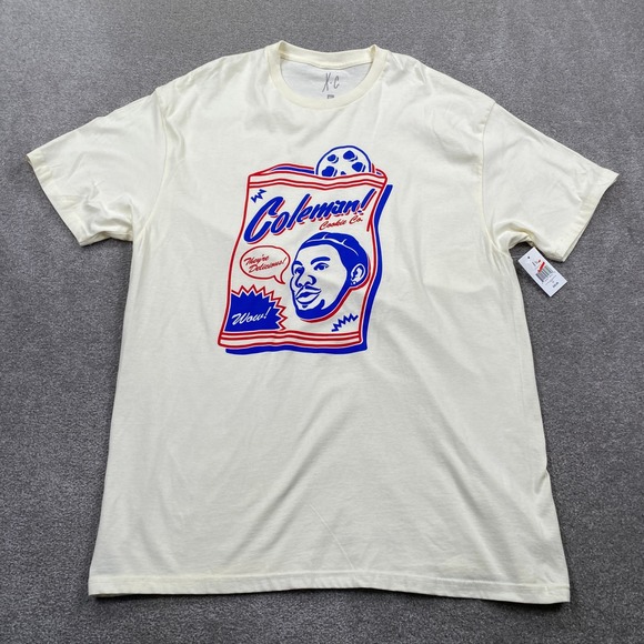 Keon Coleman Cookie Co Other - Keon Coleman Cookie Co Oversized T Shirt Faded White XL Buffalo Bills
